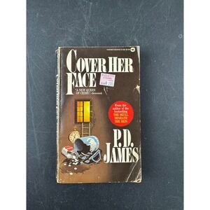 Cover Her Face P.D. James 1982 Warner Books Vintage Paperback Adam Dalgliesh 1st